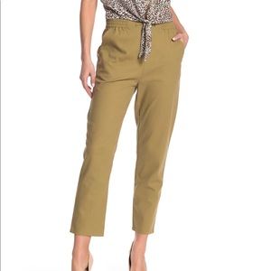 NWOT Olive Green Chino Jogger Pants